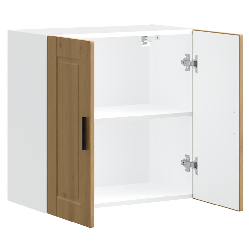 Kitchen Wall Cabinet Porto Artisan Oak Engineered Wood